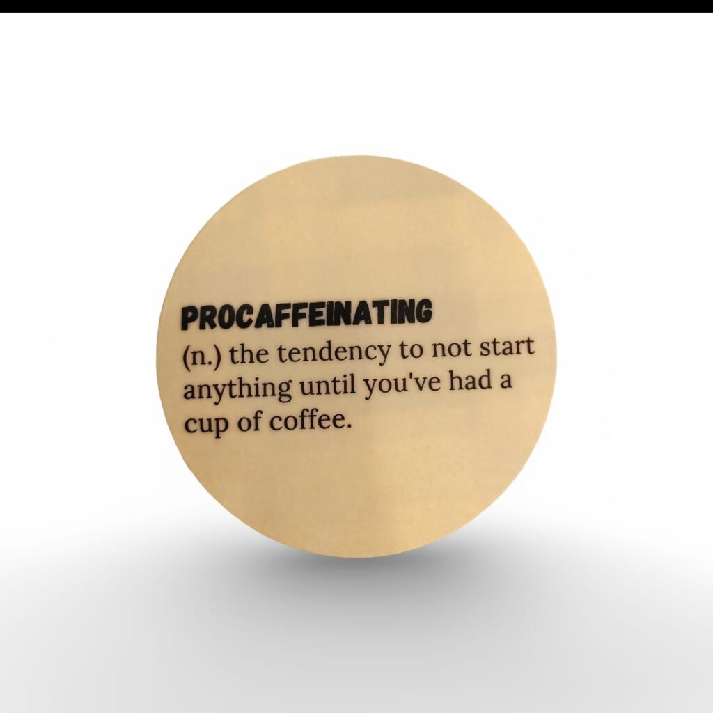 Handmade Cardboard Coaster (each)
