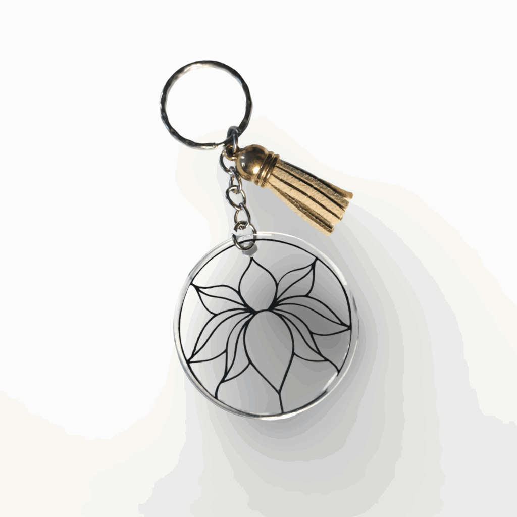 Handmade Plastic Keychain